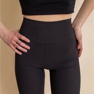 Z Supply Black Ribbed Bike Short